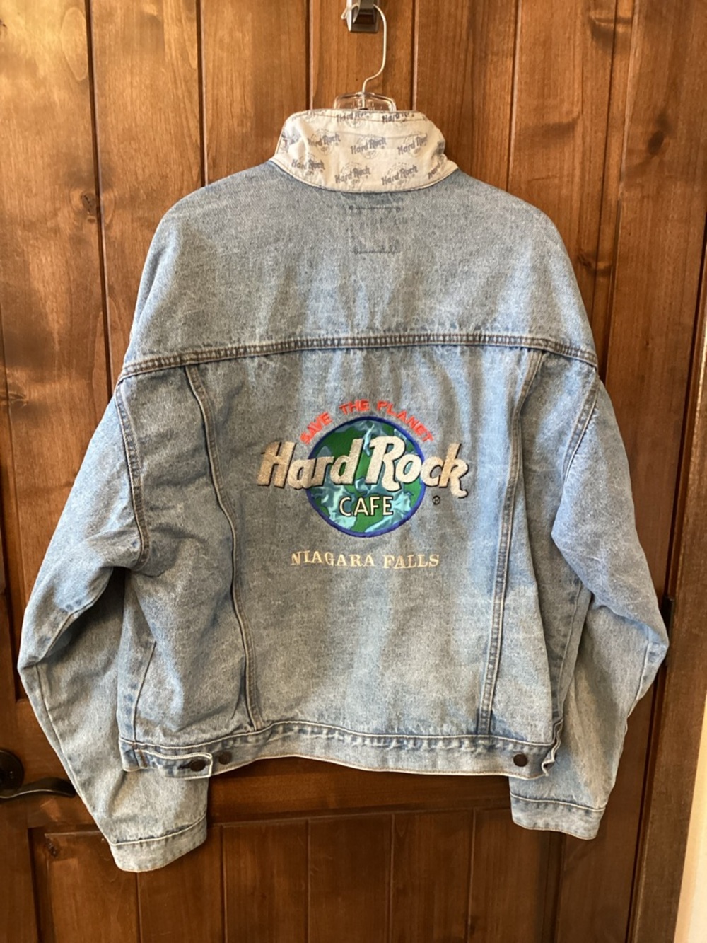 Hard Rock Cafe Niagara Falls Denim Trucker Jacket